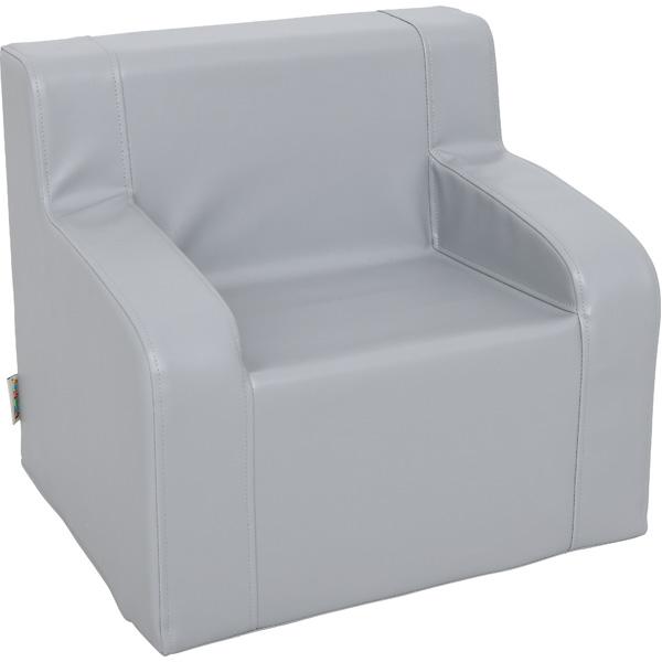 Sessel mit Armlehnen, grau