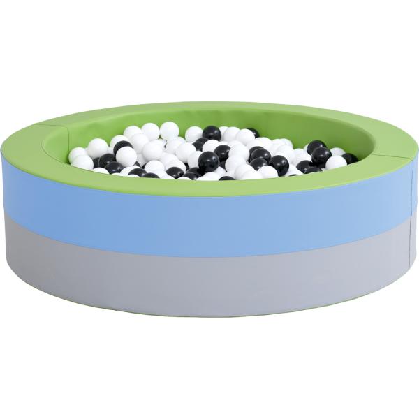 Ballbad rund, inkl. Bälle