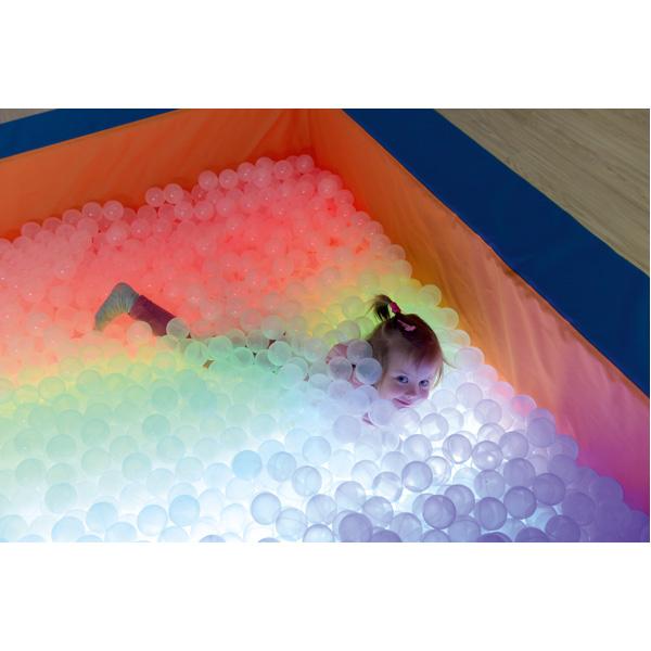 Ballbad mit LED-Leuchten ohne Farbwechsel, inkl. Bälle