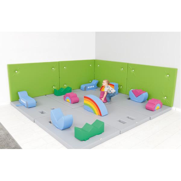 Wandpolsterung, B 150, hellgrün