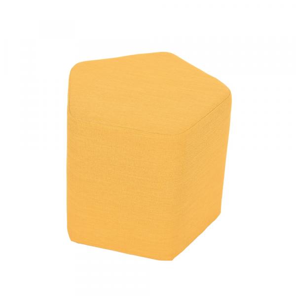 Inflamea Hocker pentagonal, senf