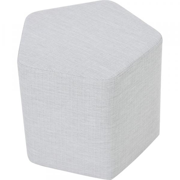 Inflamea Hocker pentagonal, hellgrau