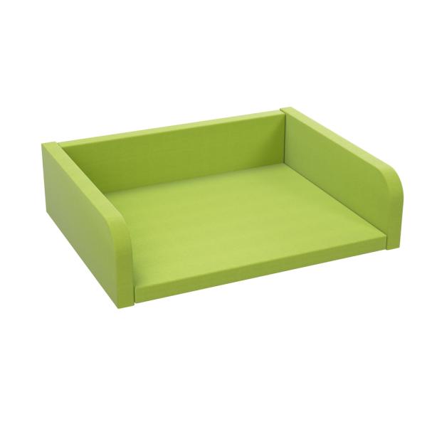 Wickelauflage, Seitenteile aufstellbar, gross, hellgrün