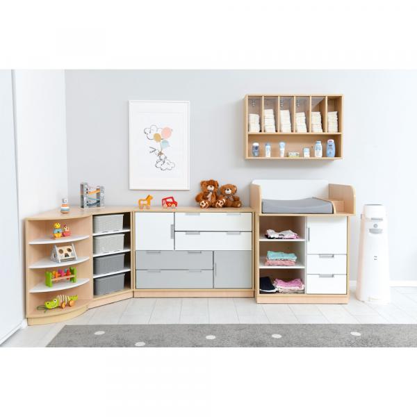 Wickelauflage B 63, grau