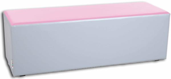 Garderobensitz, B 120, grau/pink