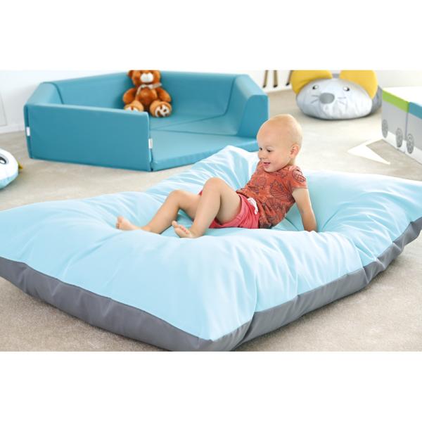 Tobekissen blau/grau