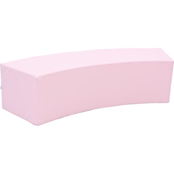 Achtelkreis-Sitz Paolo, lang, pastellrosa