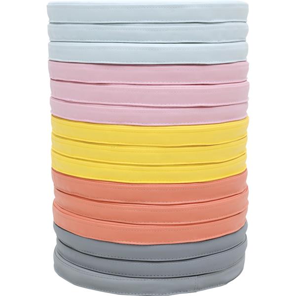 Bodenkissen, rund, 15er-Set - Pastellfarben