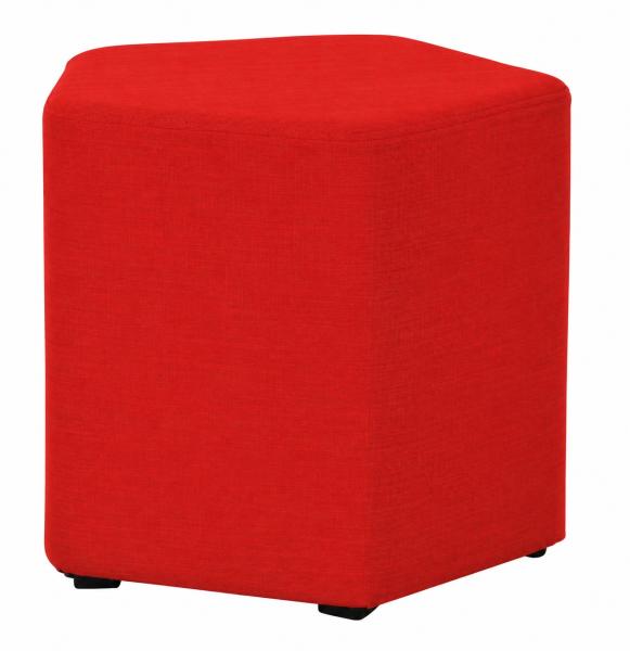 Inflamea Hocker pentagonal, rot