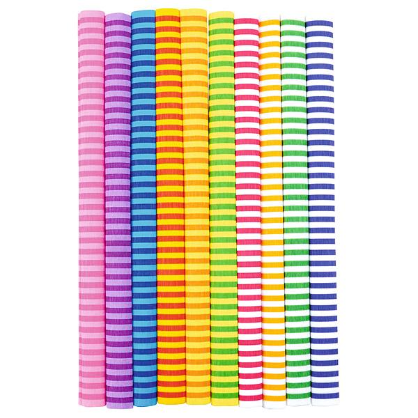 Krepppapier-Set Streifen
