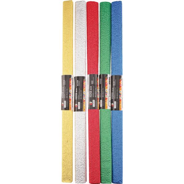 Krepppapier-Set Metallic