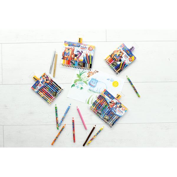 Moje Bambino-Farbstifte 12 Farben im Holzmantel