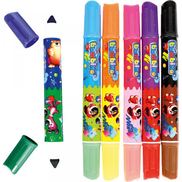 Bambino Duo-Faserstifte Jumbo, 12 Farben