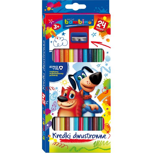 Moje Bambino-Buntstifte Duo, 24 Farben