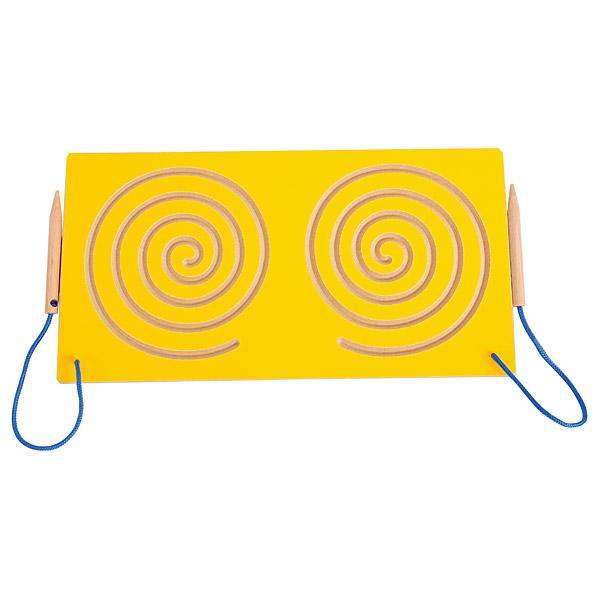 Symmetrisches Doppel-Labyrinth – Schnecken