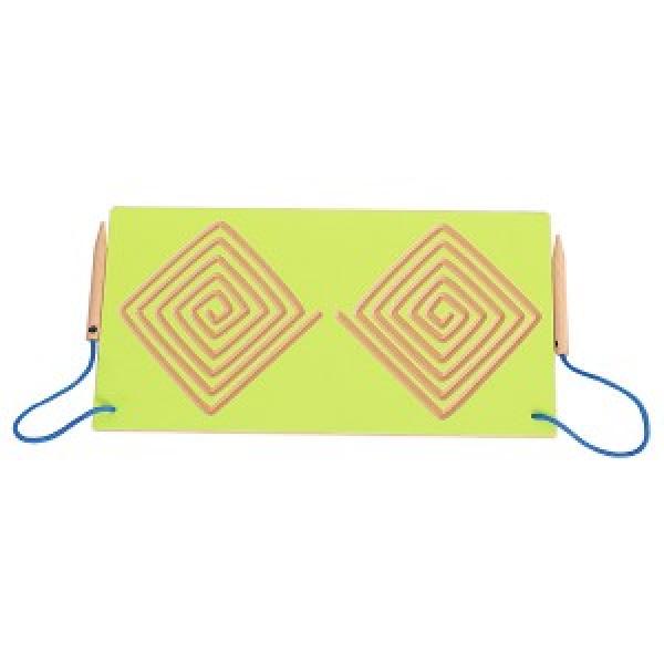 Symmetrisches Doppel-Labyrinth – Quadrate