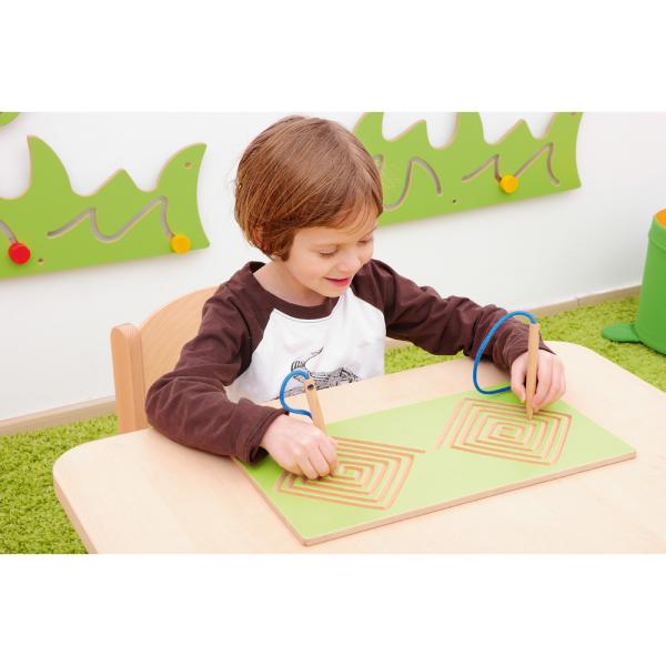 Symmetrisches Doppel-Labyrinth – Quadrate