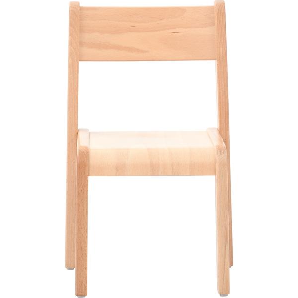 Stuhl Alex 1 mit Filzgleitern, Sitzhöhe 26 cm, für Tischhöhe 46 cm, Buche