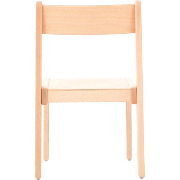 Stuhl Alex 2 mit Filzgleitern, Sitzhöhe 31 cm, für Tischhöhe 53 cm, Buche