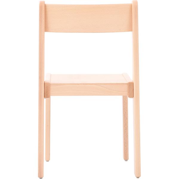 Stuhl Alex 3 mit Filzgleitern, Sitzhöhe 35 cm, für Tischhöhe 59 cm, Buche