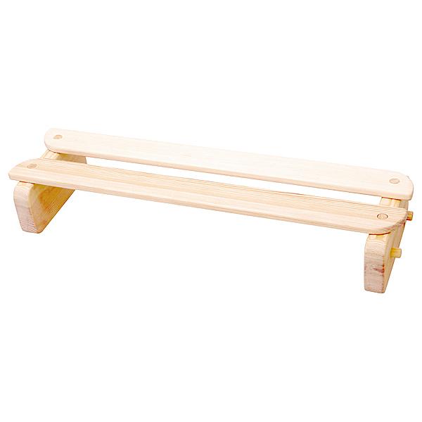Balancier-Steg aus Holz