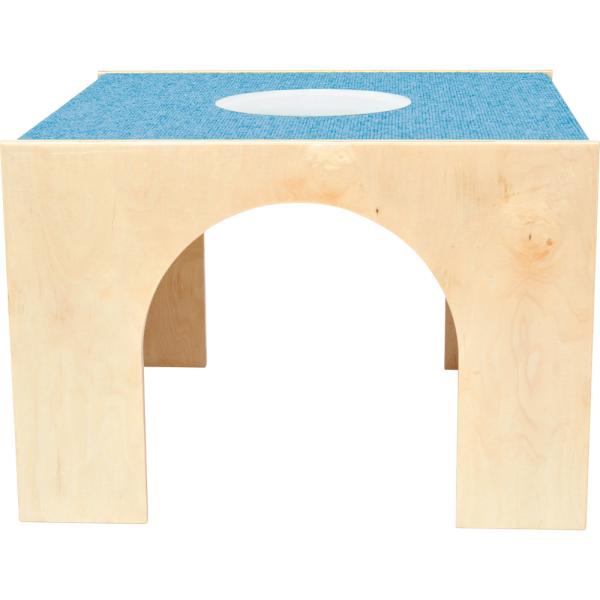 Podest mit Fenster, H 45 cm