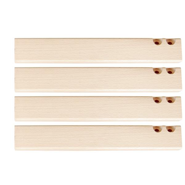 Quadratische Tischbeine, 4 Stck., 40 cm