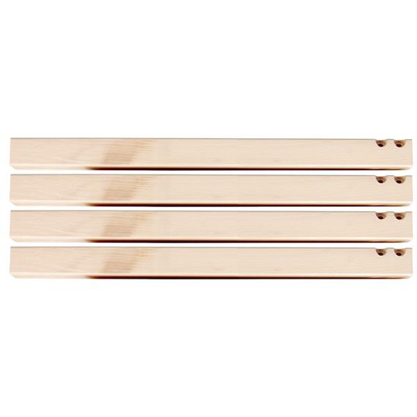 Quadratische Tischbeine, 4 Stck., 58 cm