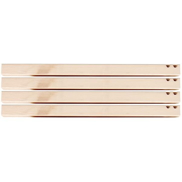 Quadratische Tischbeine, 4 Stck., 64 cm