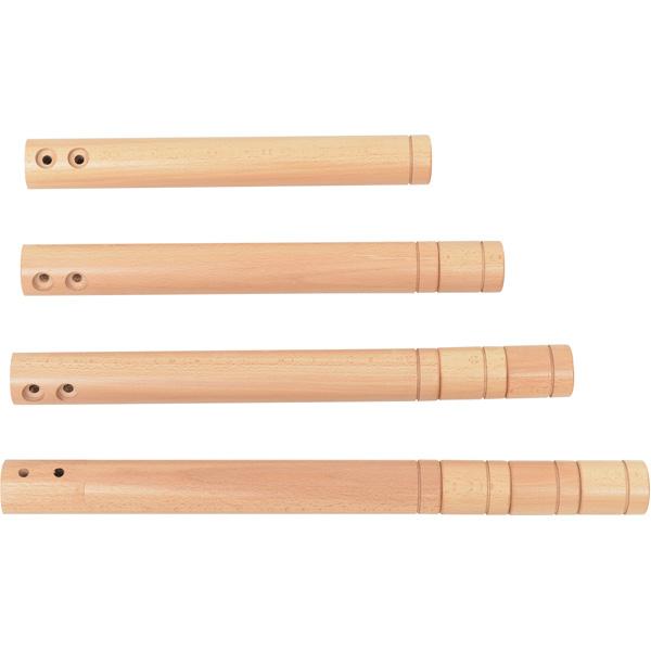 Runde Tischbeine mit Höhenverstellung 40-58 cm, 6 Stck.