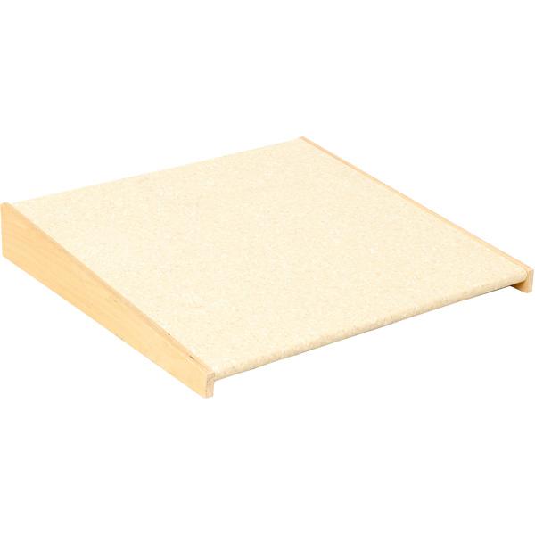 Podest Rampe, Höhe 10 cm, Linoleum beige