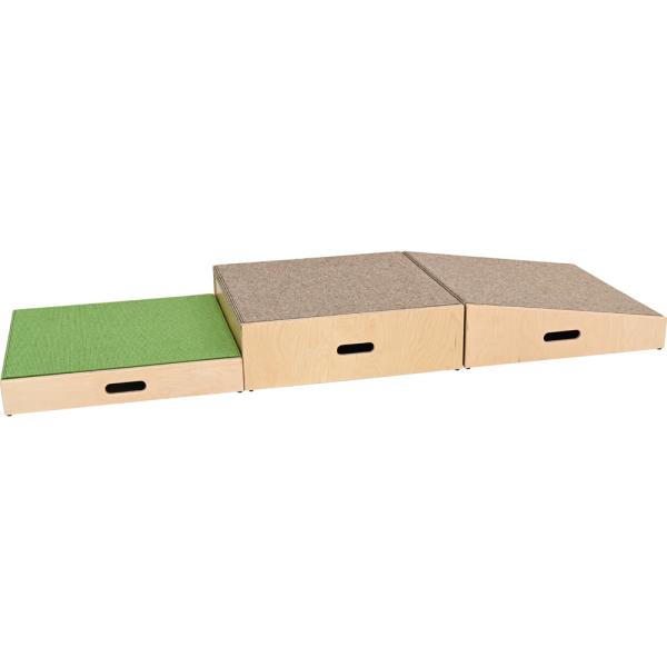 Podeste, Set 6, hellgrün-sahara