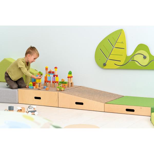 Podeste, Set 6, hellgrün-sahara