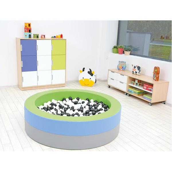 Ballbadbälle - schwarz, 750 Stck., Durchmesser 6 cm