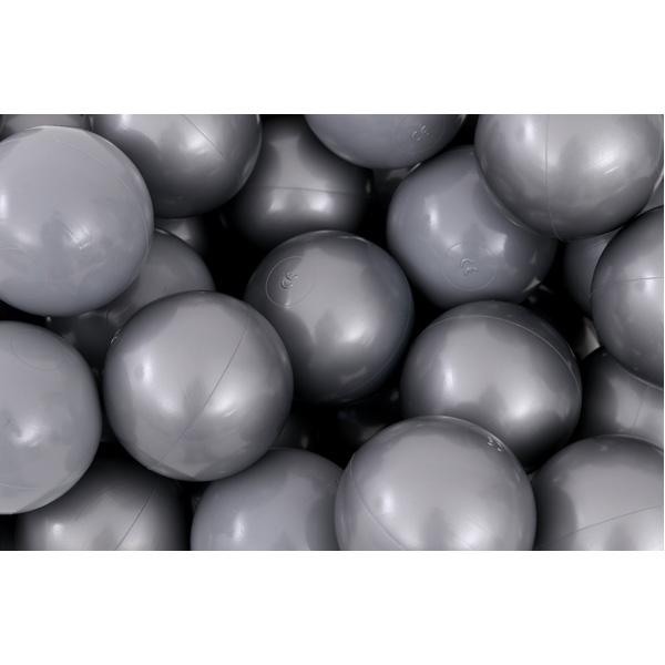 Ballbadbälle - grau, 250 Stck., Durchmesser 8 cm