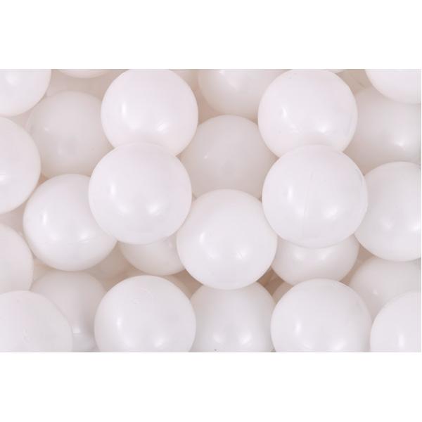 Ballbadbälle - weiss, 250 Stck., Durchmesser 8 cm