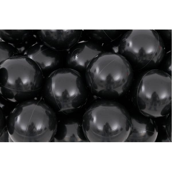 Ballbadbälle - schwarz, 250 Stck., Durchmesser 8 cm