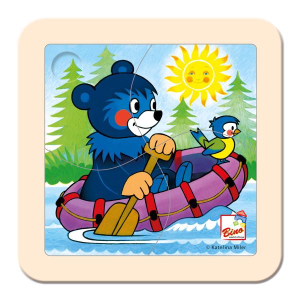 Puzzle, Baribal im Boot