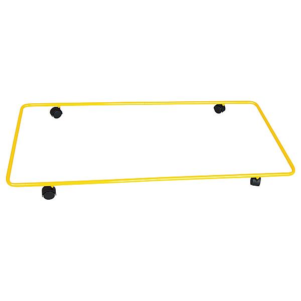Transportwagen für Betten, gelb