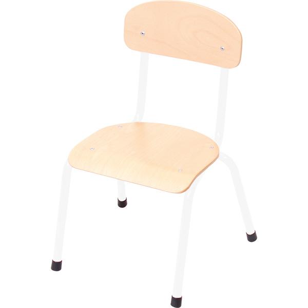 Stuhl Bambino 1, Sitzhöhe 26 cm, für Tischhöhe 46 cm - weiss