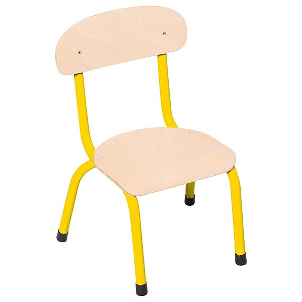 Stuhl Bambino 0, Sitzhöhe 21 cm, für Tischhöhe 40 cm - gelb