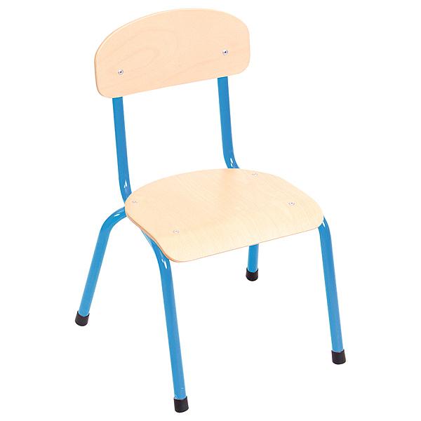 Stuhl Bambino 1, Sitzhöhe 26 cm, für Tischhöhe 46 cm - blau