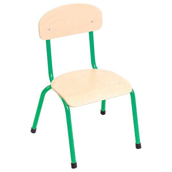 Stuhl Bambino 1, Sitzhöhe 26 cm, für Tischhöhe 46 cm - grün
