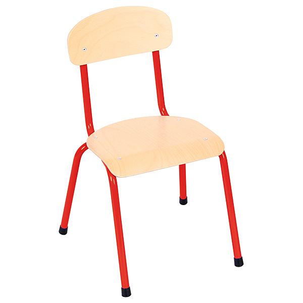 Stuhl Bambino 2, Sitzhöhe 31 cm, für Tischhöhe 53 cm - rot