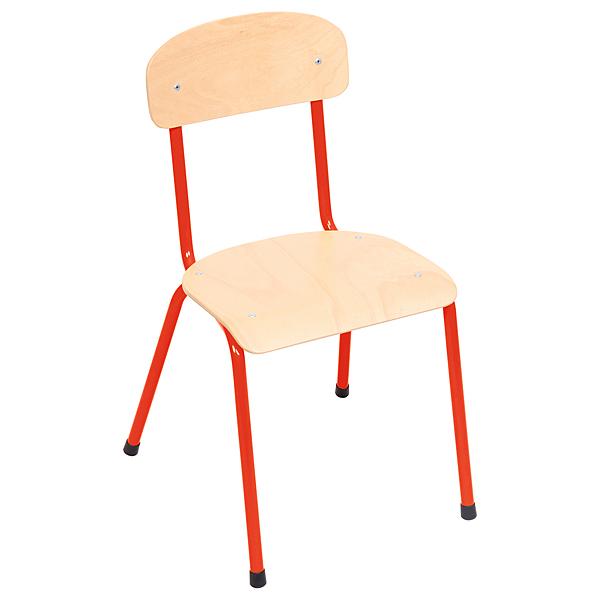 Stuhl Bambino 3, Sitzhöhe 35 cm, für Tischhöhe 59 cm - rot