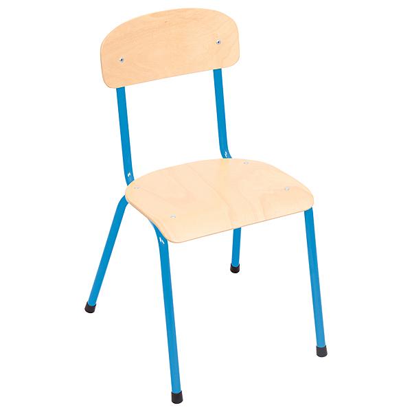 Stuhl Bambino 3, Sitzhöhe 35 cm, für Tischhöhe 59 cm - blau