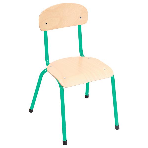 Stuhl Bambino 4, Sitzhöhe 38 cm, für Tischhöhe 64 cm - grün