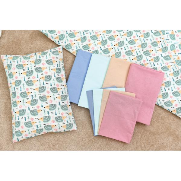 Kissenbezug, 35 x 50 cm, weiss, mit Igelchen