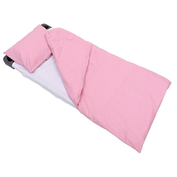 Bettwäscheset klein, mit Kissen und Decke, hellrosa