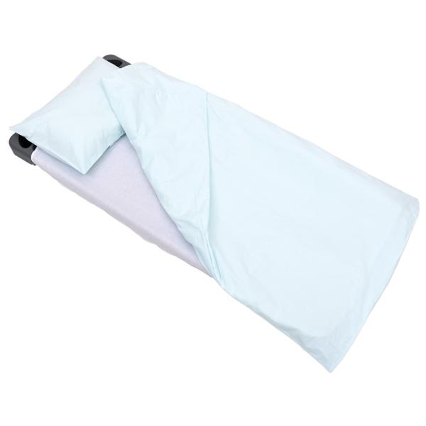 Bettwäscheset klein, mit Kissen und Decke, minze